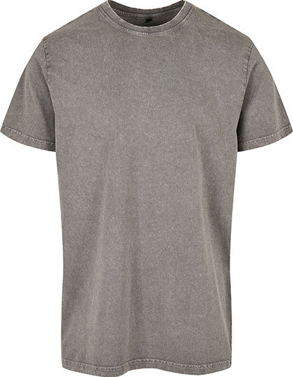 BY190 - T-shirt à col rond délavé
