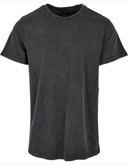 BY190 - T-shirt à col rond délavé