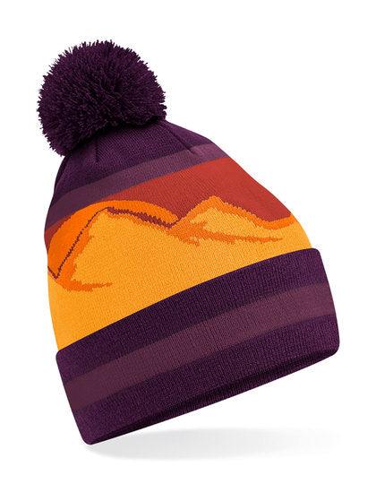 CB395R - Bonnet montagne avec pompon - Ak. Custom Clothting Solutions