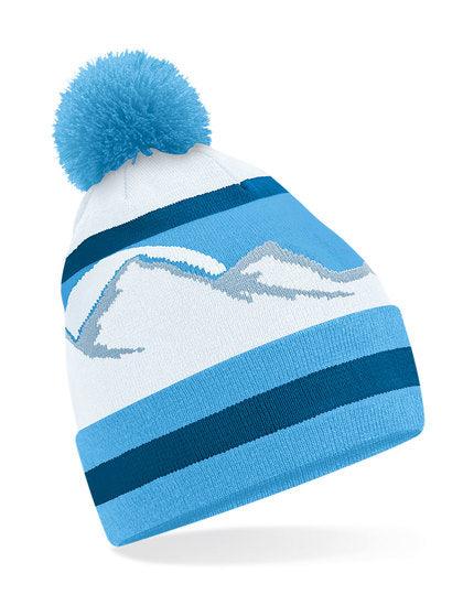 CB395R - Bonnet montagne avec pompon - Ak. Custom Clothting Solutions