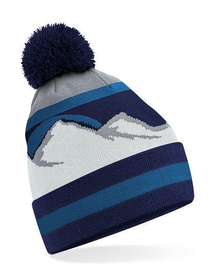 CB395R - Bonnet montagne avec pompon - Ak. Custom Clothting Solutions