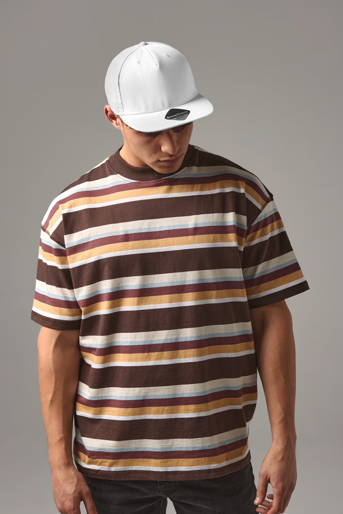 B610 - Casquette Rapper 5 panneaux
