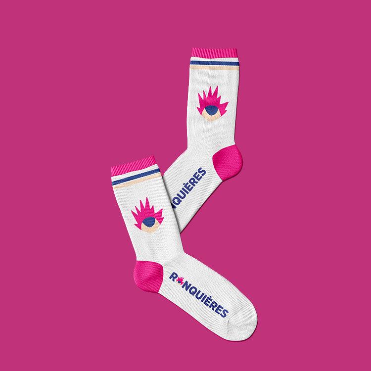 Chaussettes de ville en coton bio personnalisées - Ak. Custom Clothting Solutions