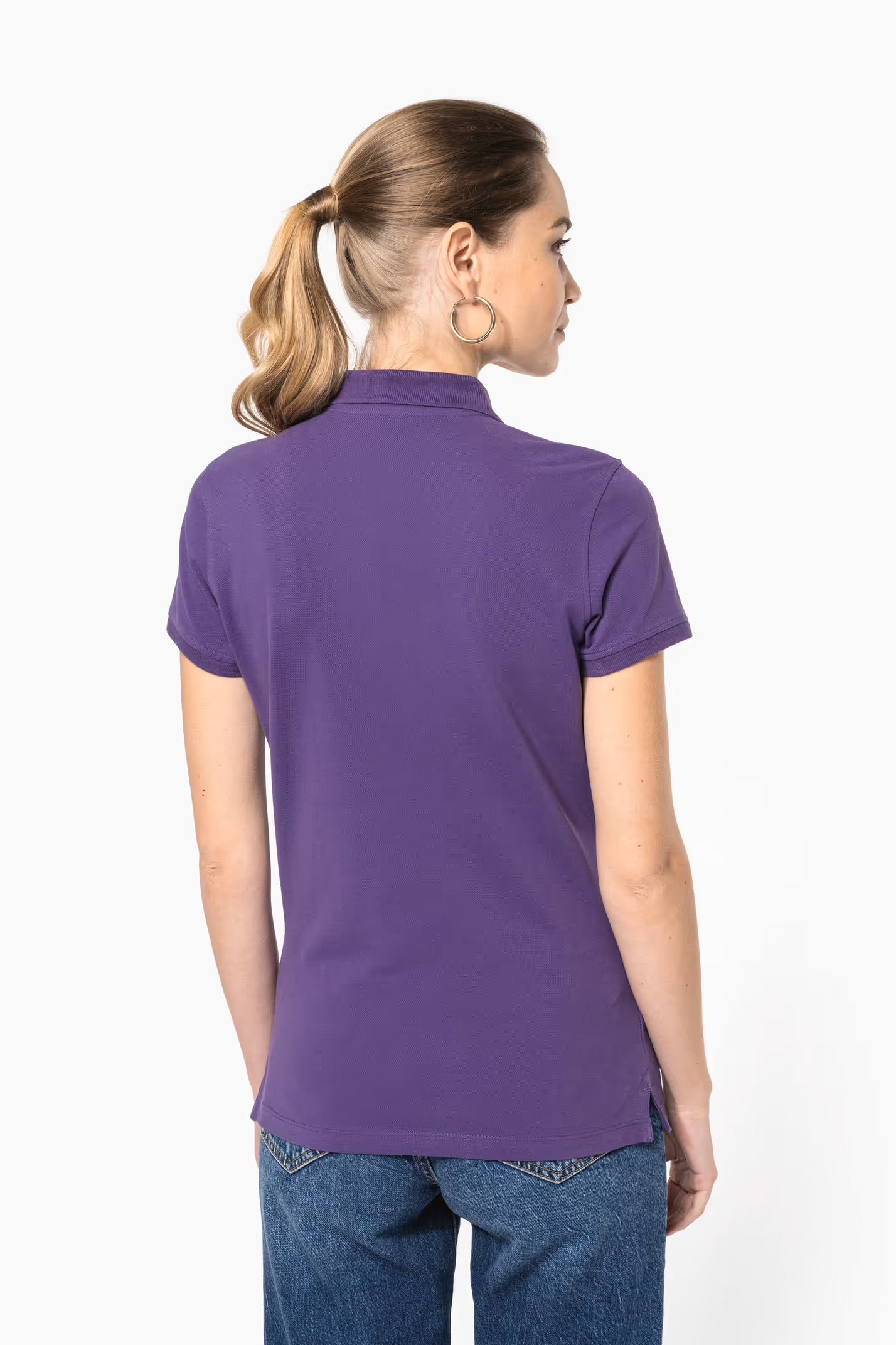 K255 - Polo piqué manches courtes femme