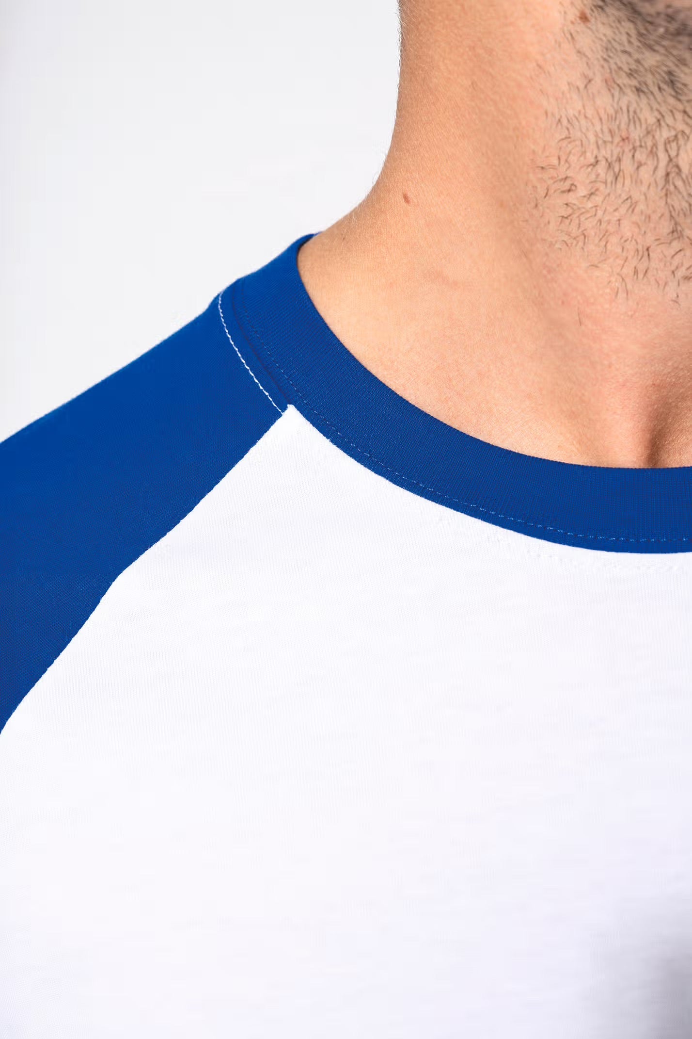 K330 - Baseball > t-shirt bicolore manches courtes