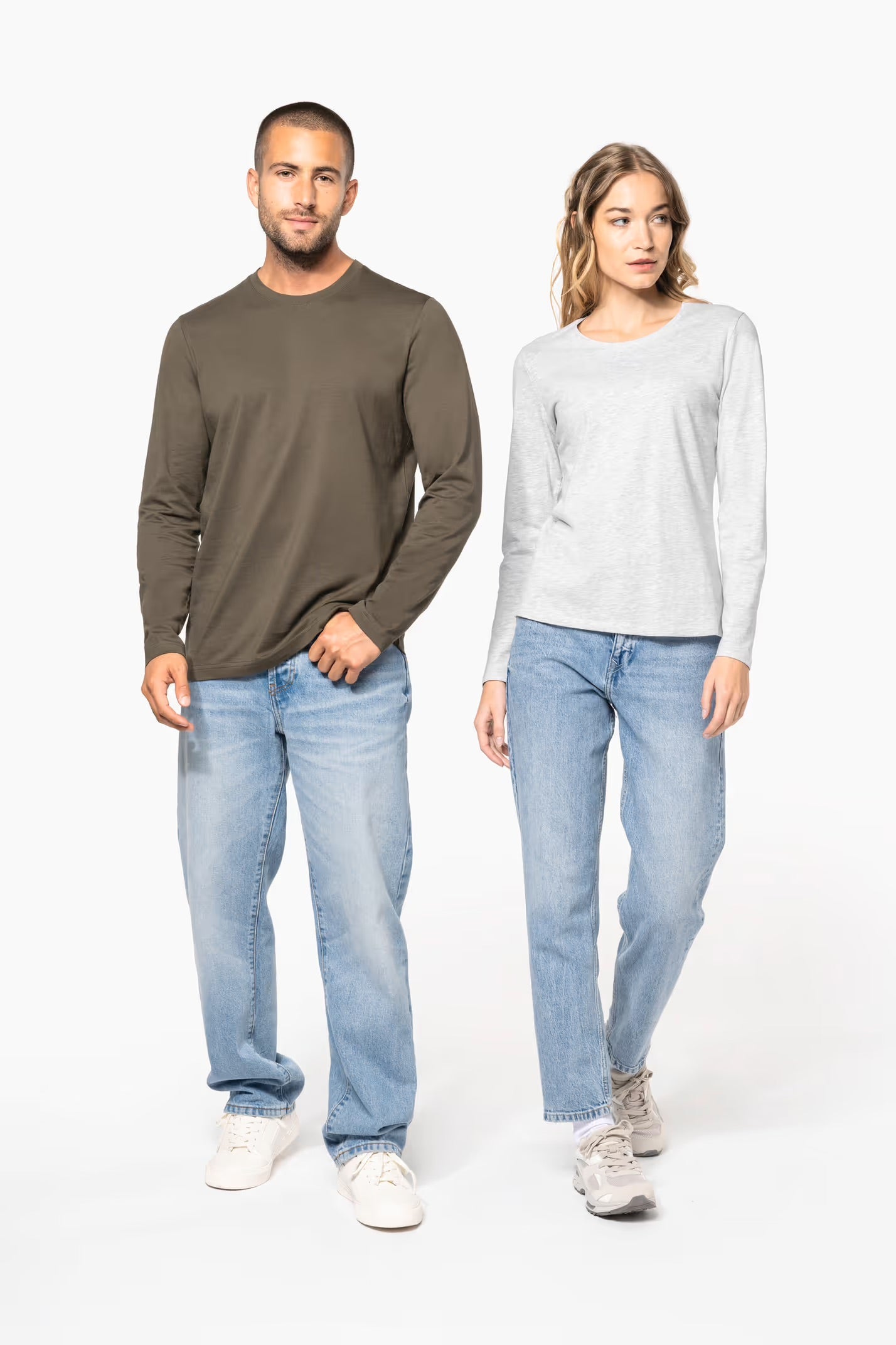 K359 - T-shirt col rond manches longues homme