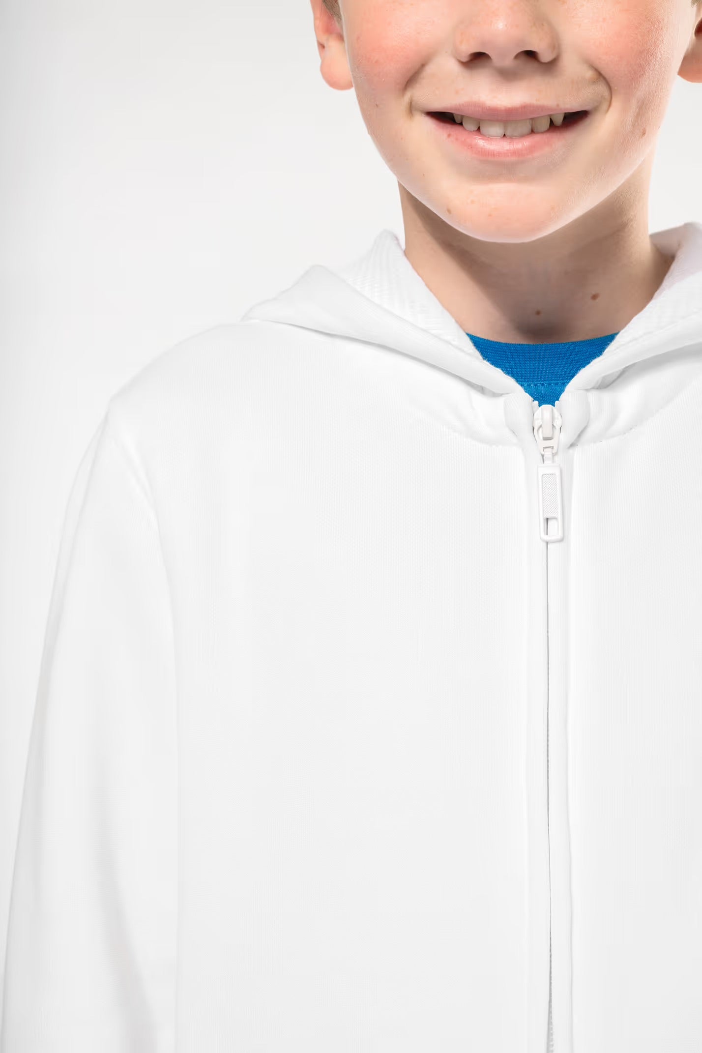 K455 - Sweat-shirt capuche zippé enfant