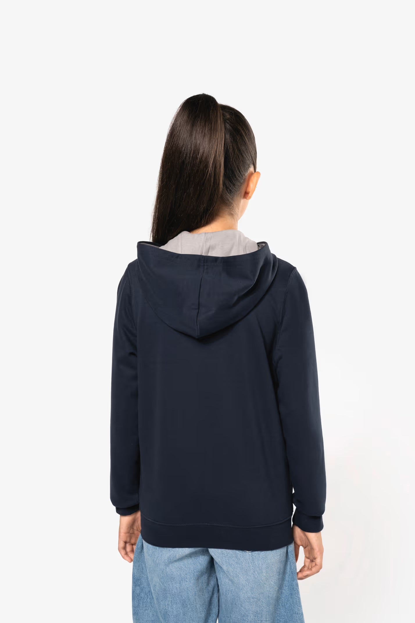K486 - Sweat-shirt zippé capuche enfant