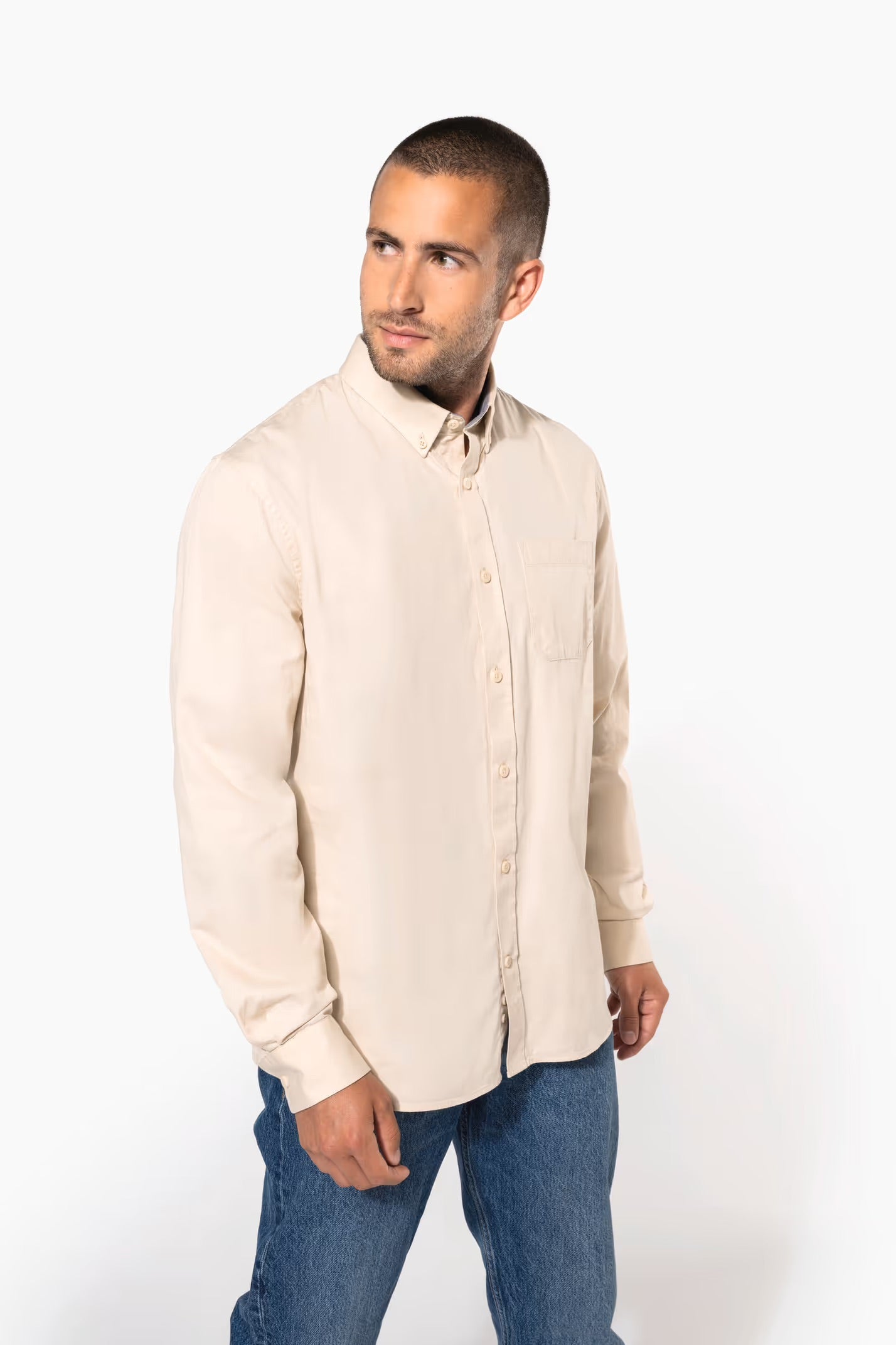K586 - Chemise coton manches longues Nevada homme