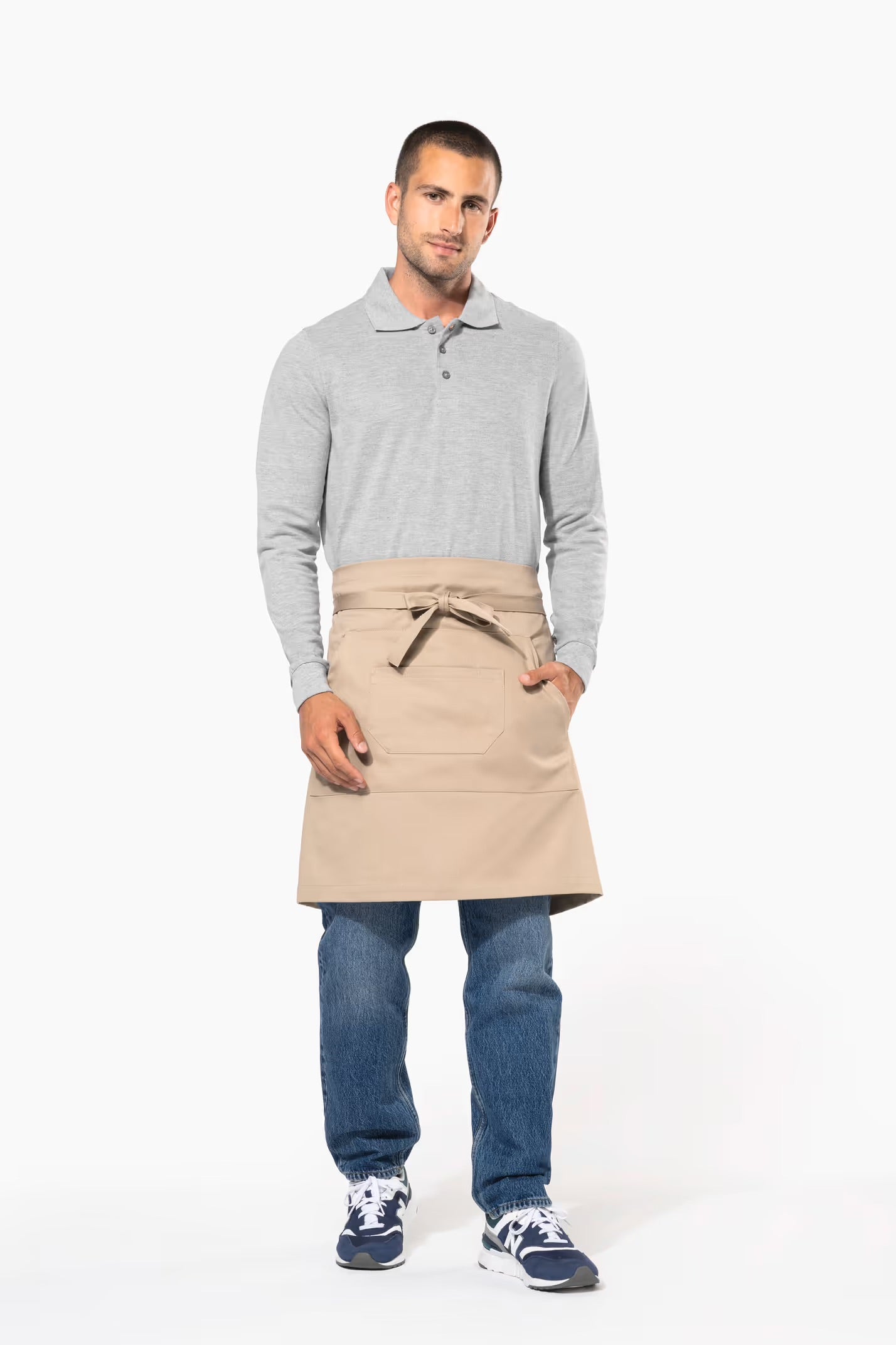 K898 - Tablier coton mi-long