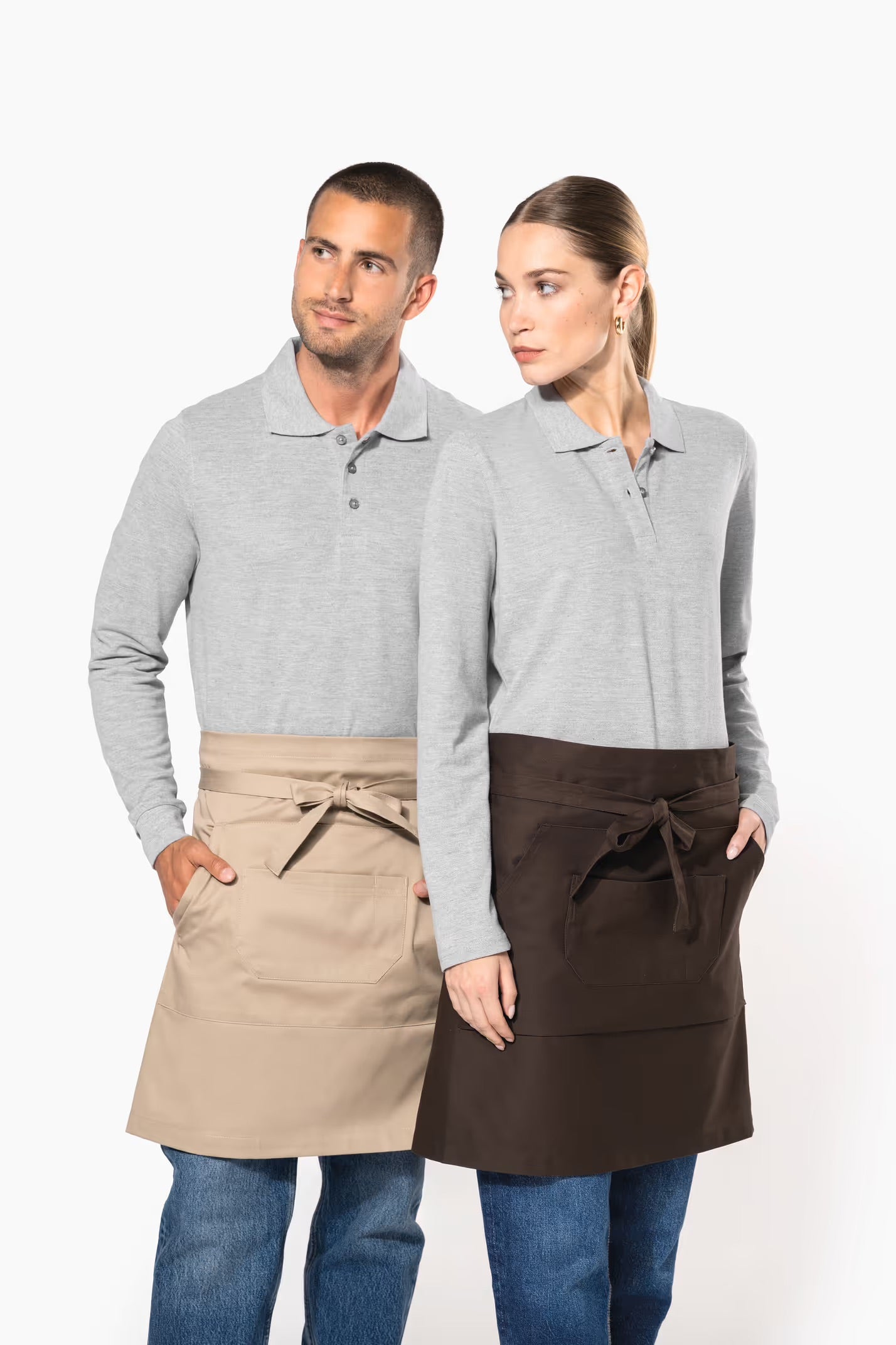 K898 - Tablier coton mi-long