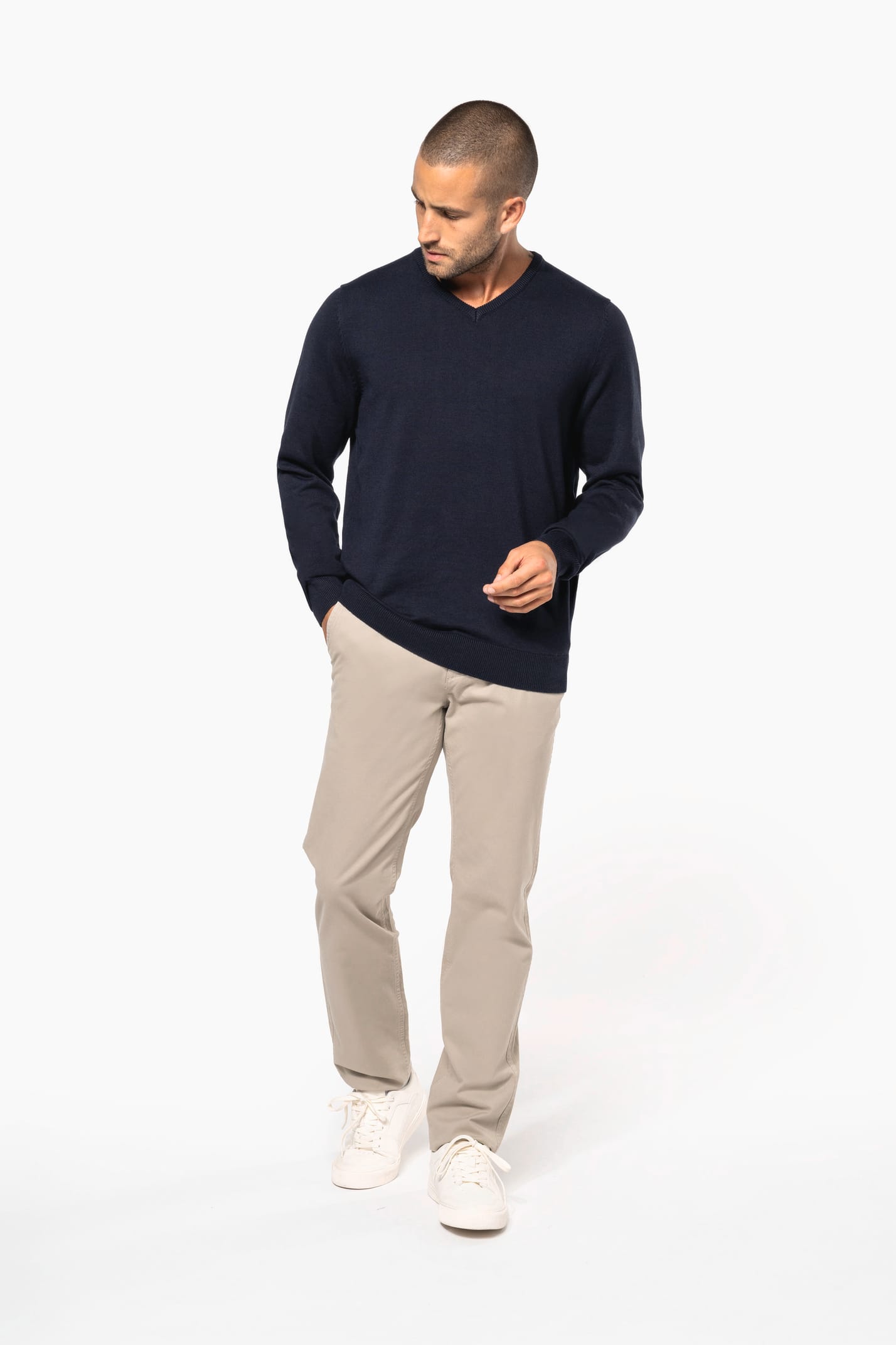 K965 - Pull col V homme