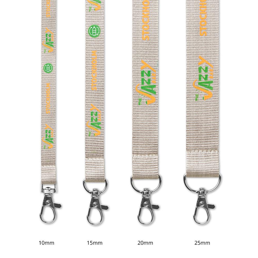 Double Lanyard en polyester en sérigraphie - Ak. Custom Clothting Solutions