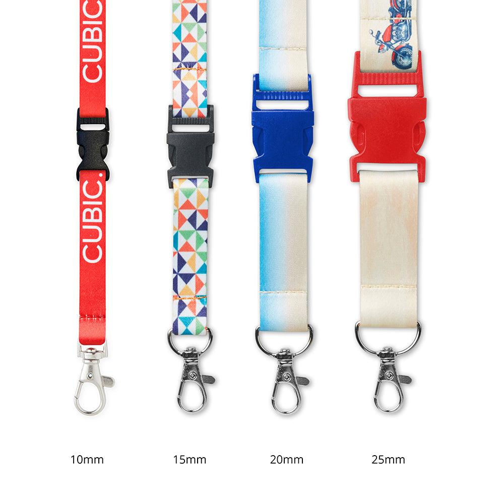 Lanyard en polyester pour sublimation. - Ak. Custom Clothting Solutions