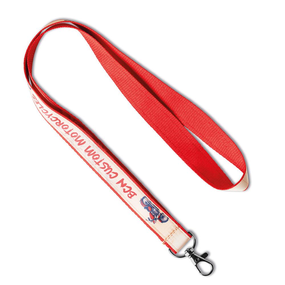 Lanyard en satin avec sublimation en surimpression - Ak. Custom Clothting Solutions