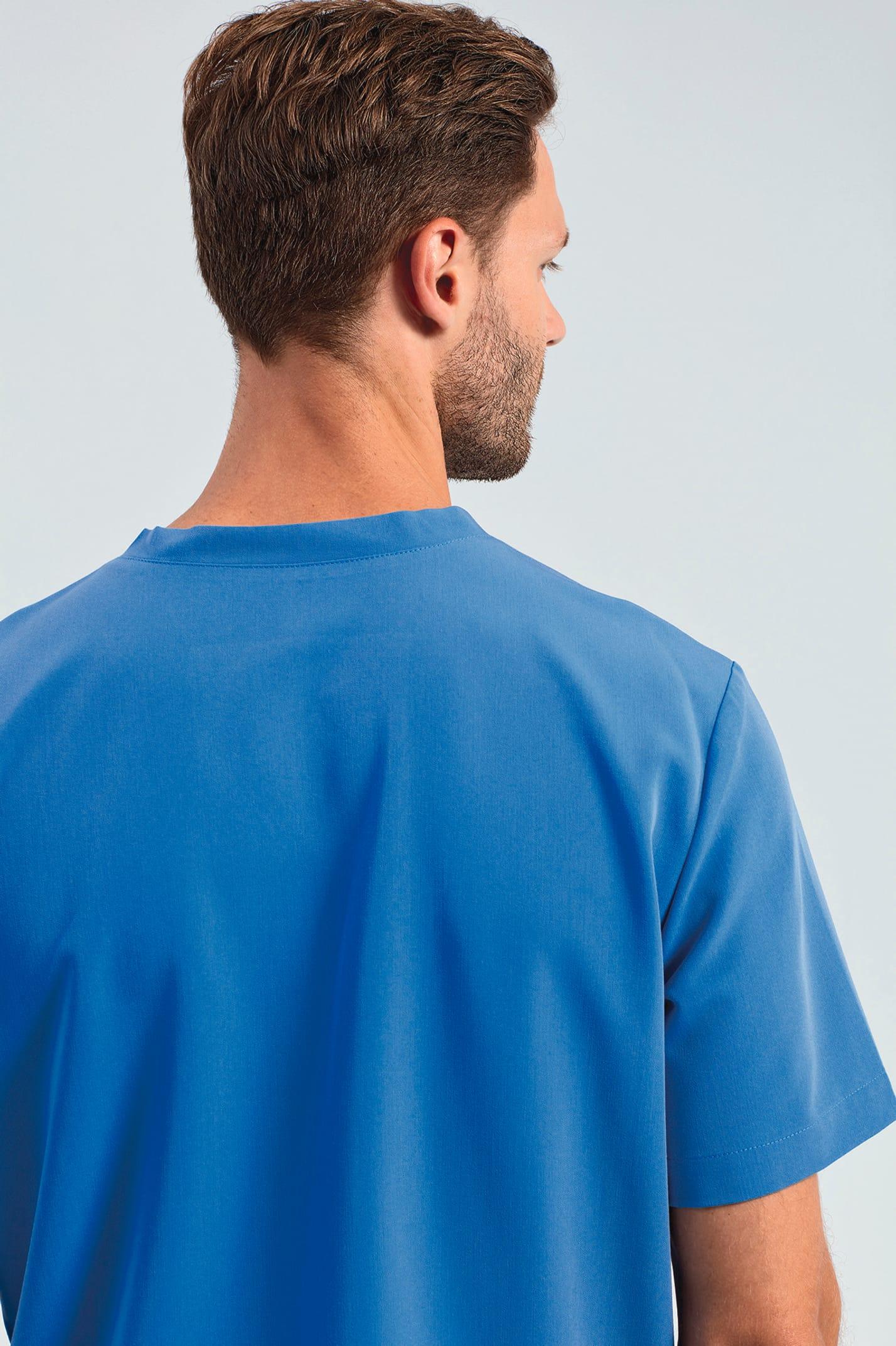 NN200 - Tunique stretch manches courtes homme - Ak. Custom Clothting Solutions