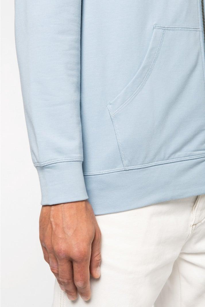 NS426 - Sweat-shirt écoresponsable zippé à capuche en modal homme - Ak. Custom Clothting Solutions