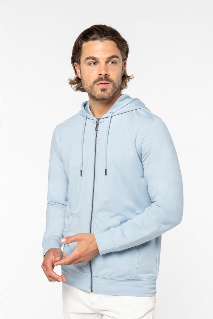 NS426 - Sweat-shirt écoresponsable zippé à capuche en modal homme - Ak. Custom Clothting Solutions
