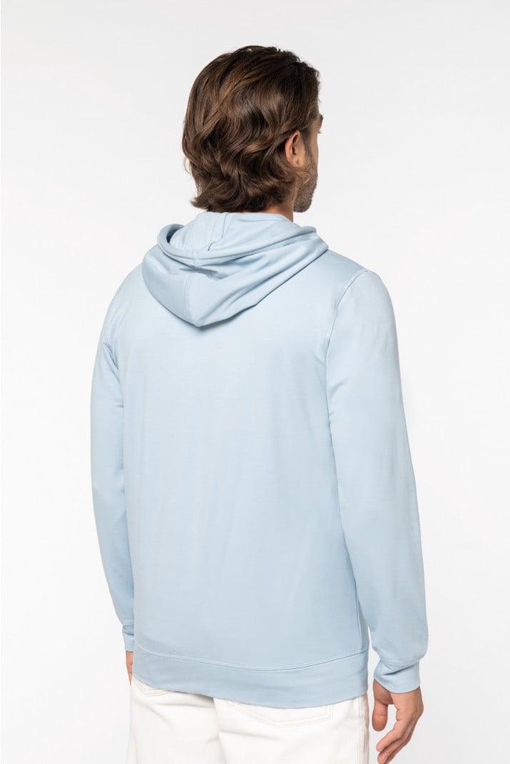 NS426 - Sweat-shirt écoresponsable zippé à capuche en modal homme - Ak. Custom Clothting Solutions