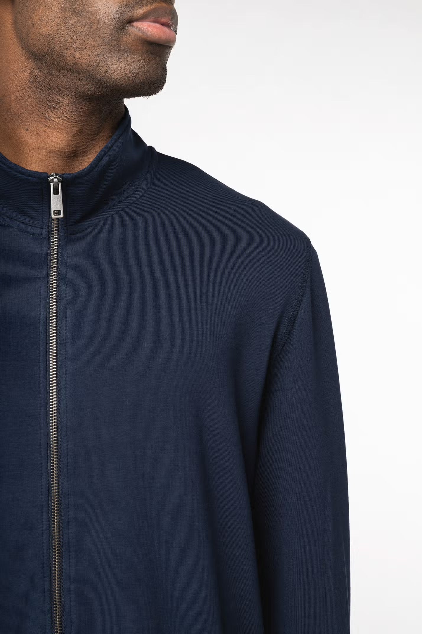 NS427 - Sweat-shirt écoresponsable zippé en modal homme