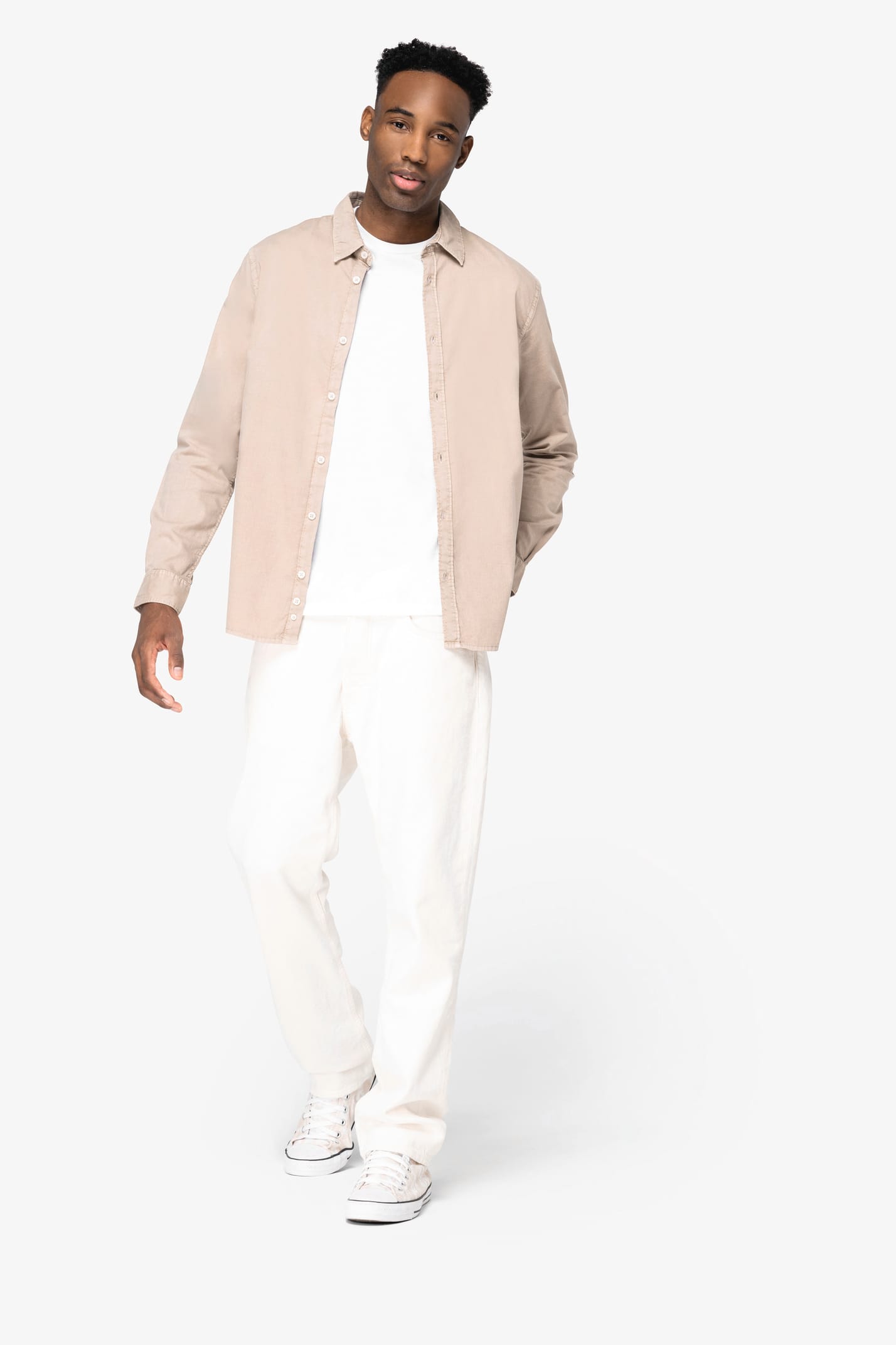 NS502 - Chemise écoresponsable délavée homme
