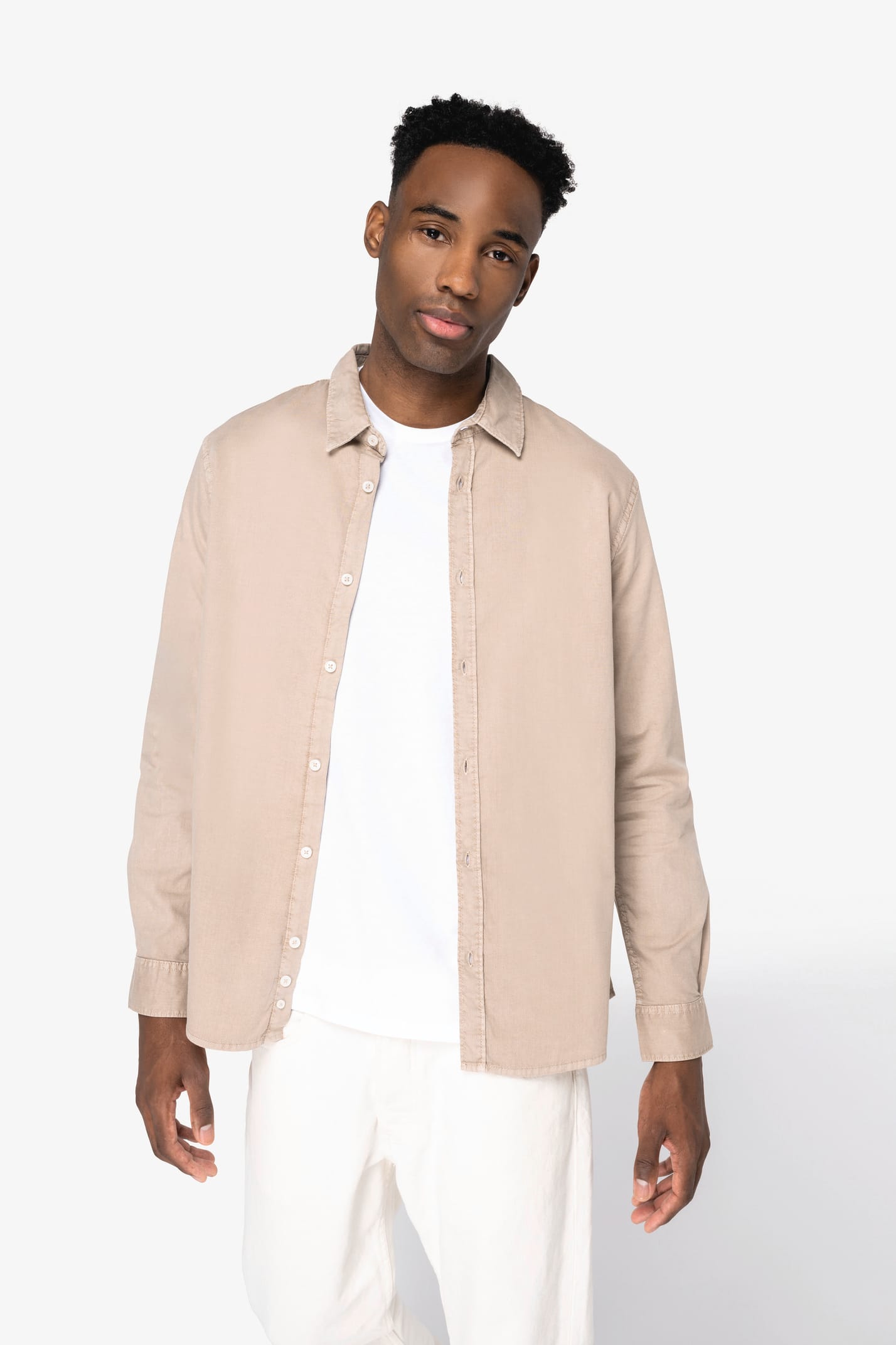 NS502 - Chemise écoresponsable délavée homme