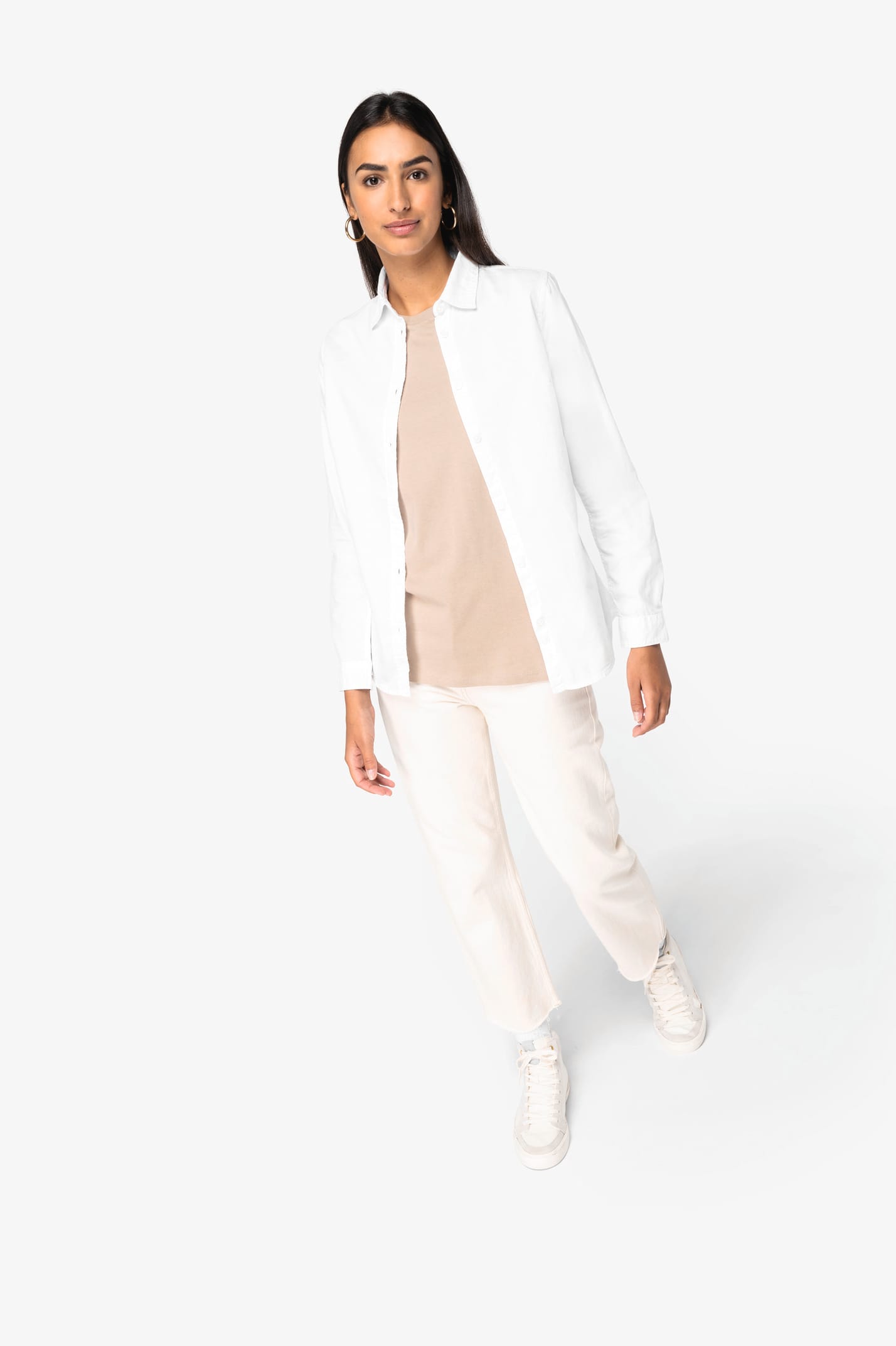 NS503 - Chemise écoresponsable délavée femme