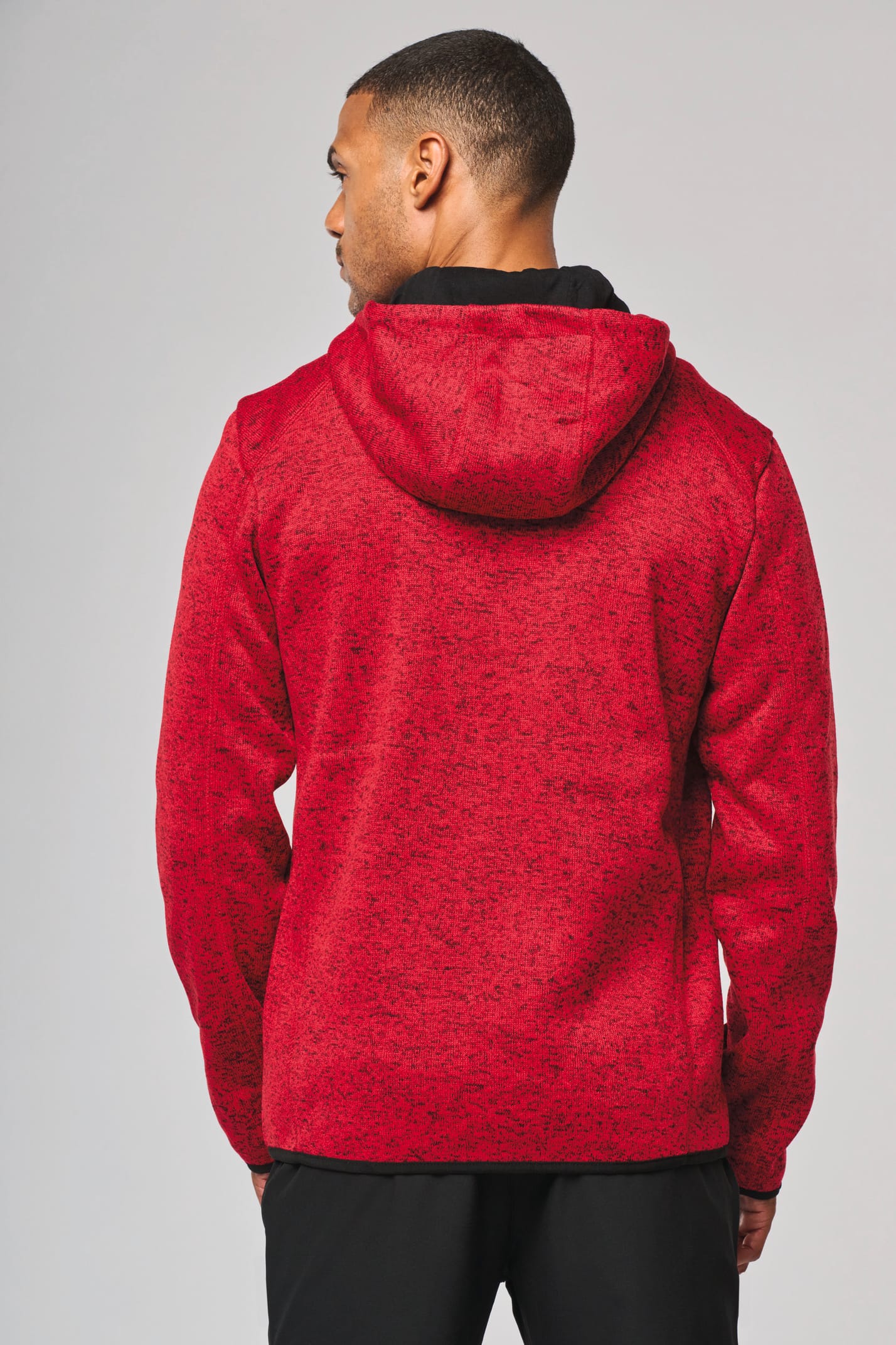 PA365 - Veste à capuche chinée homme