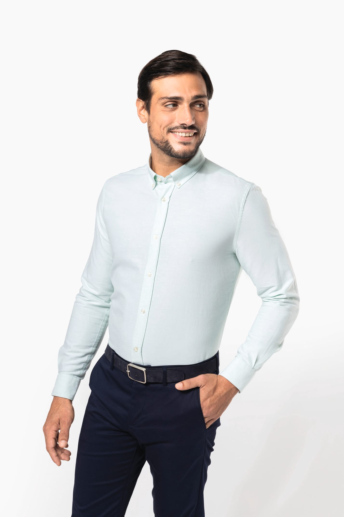 PK503 - Chemise Oxford manches longues homme