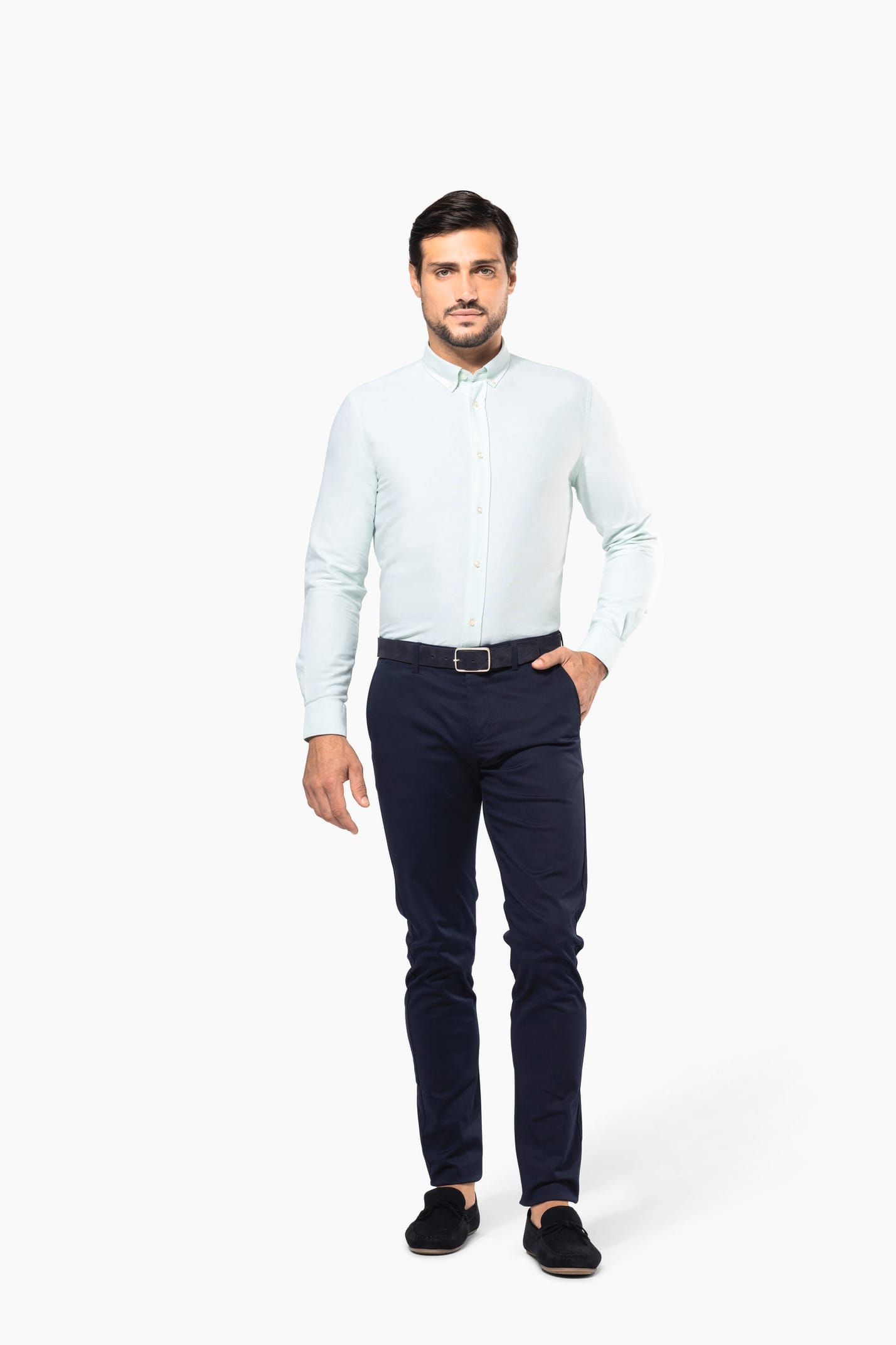 PK503 - Chemise Oxford manches longues homme