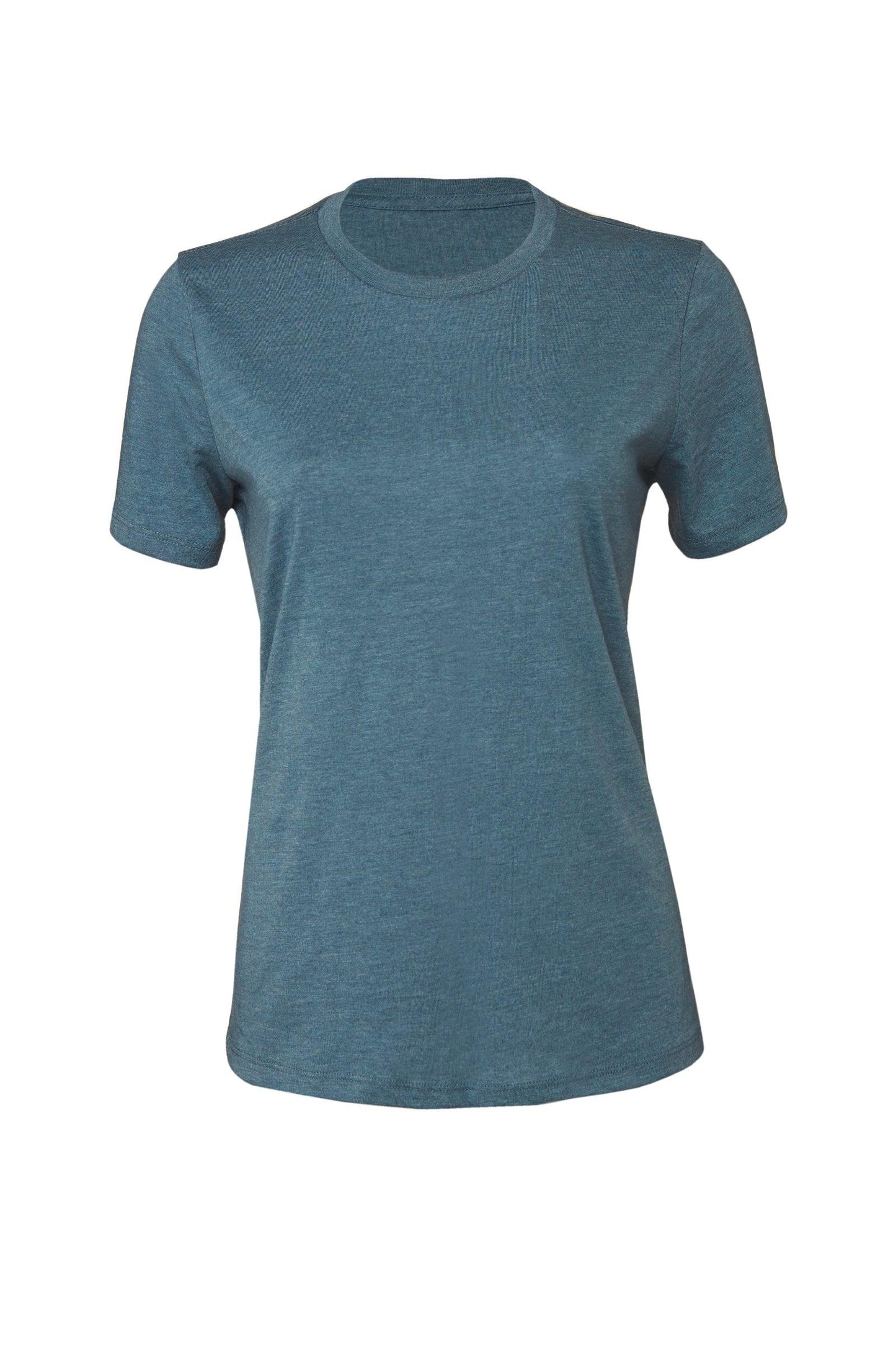 BE6400CVC - T-shirt col rond femme Heather - Ak. Custom Clothting Solutions