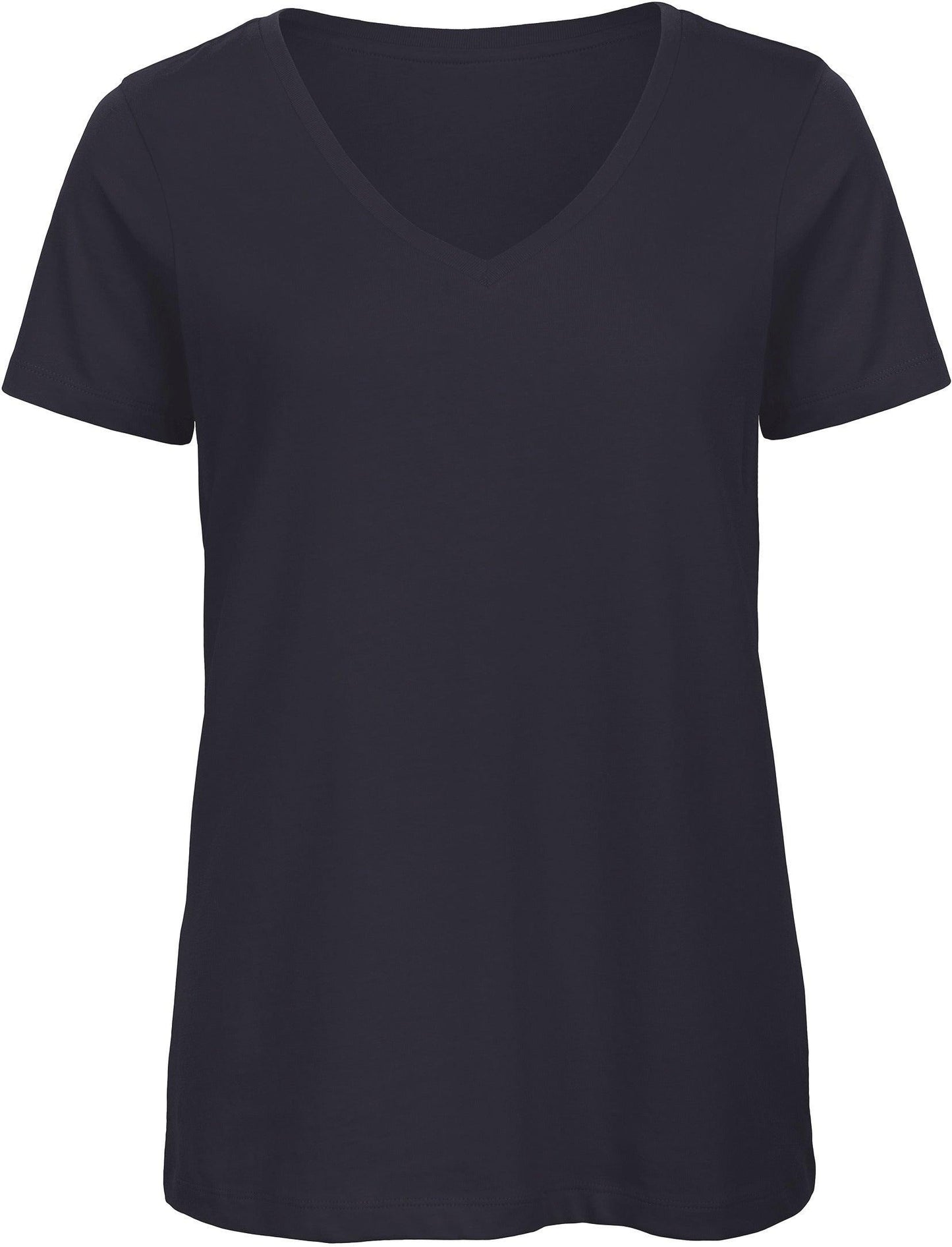 CGTW045 - T-shirt Organic Inspire col V Femme - Ak. Custom Clothting Solutions
