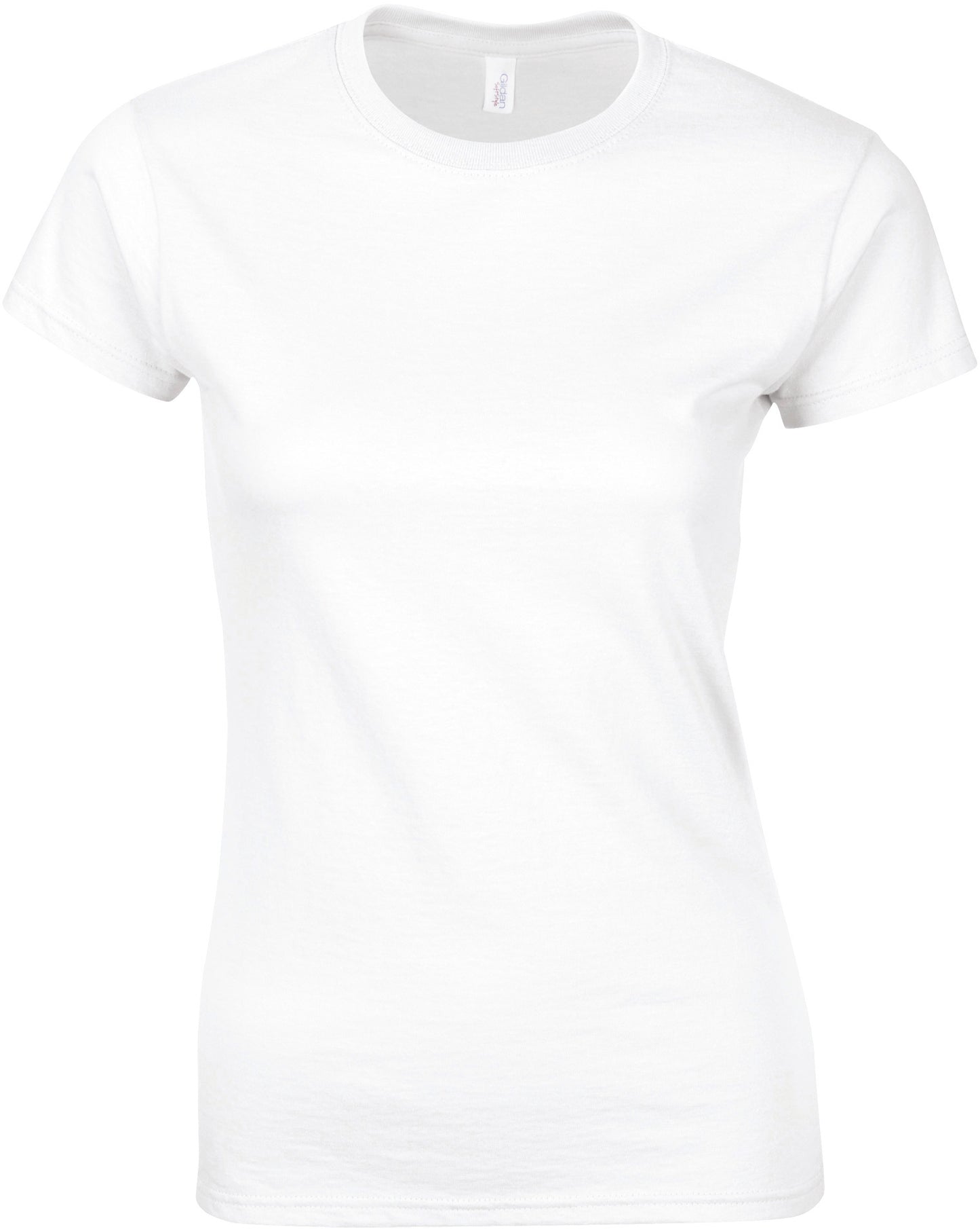 GI6400L - T-shirt femme col rond Softstyle
