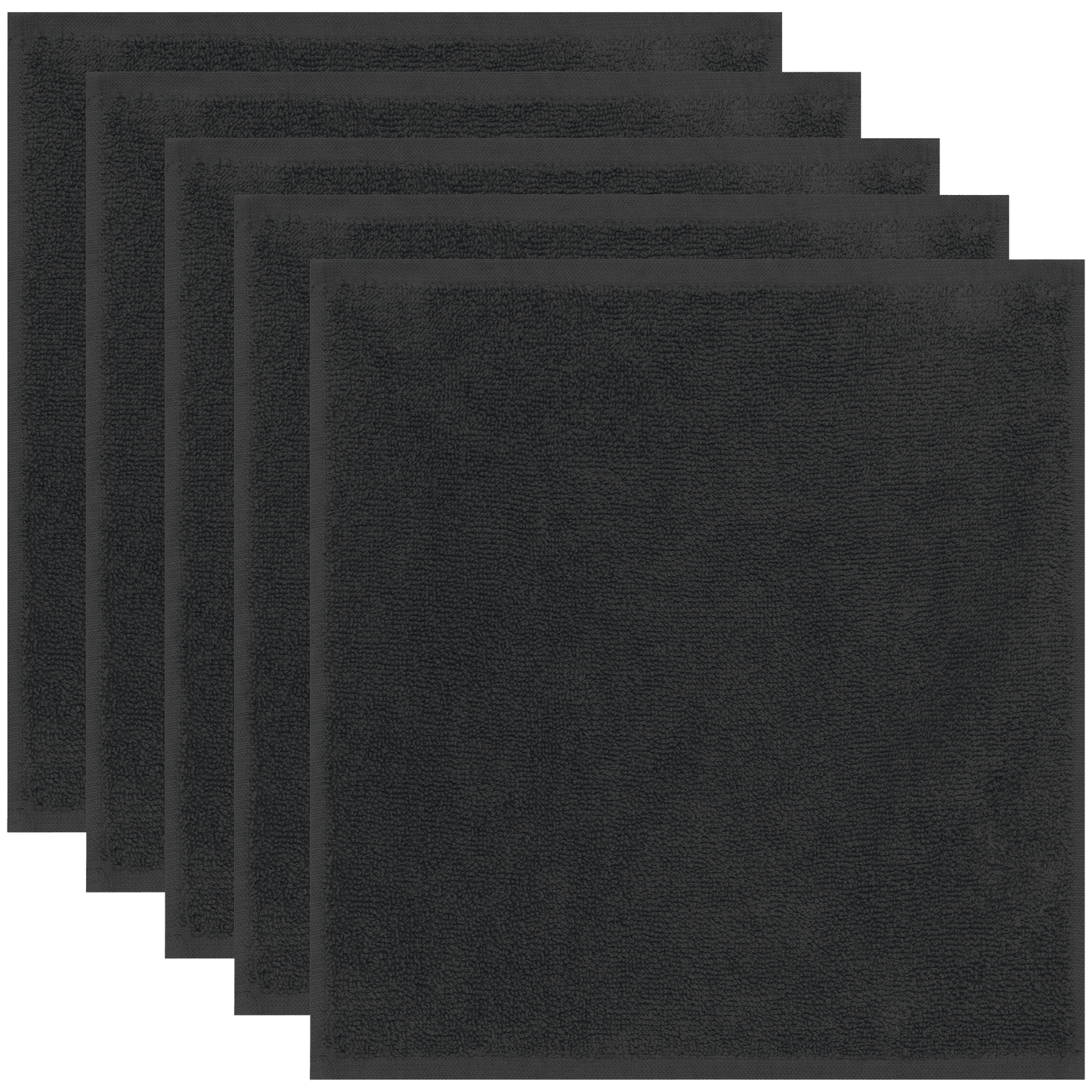 K104 - Serviettes d'invité 30 x 30 cm - Lot de 5 serviettes - Ak. Custom Clothting Solutions