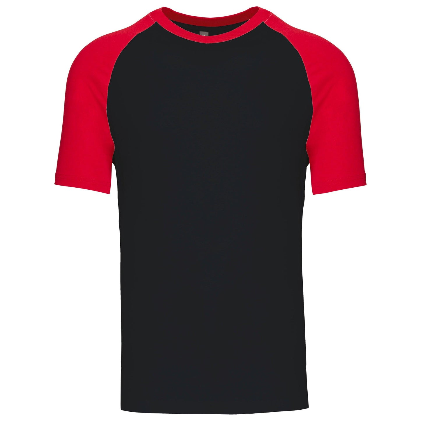 K330 - Baseball > t-shirt bicolore manches courtes - Ak. Custom Clothting Solutions