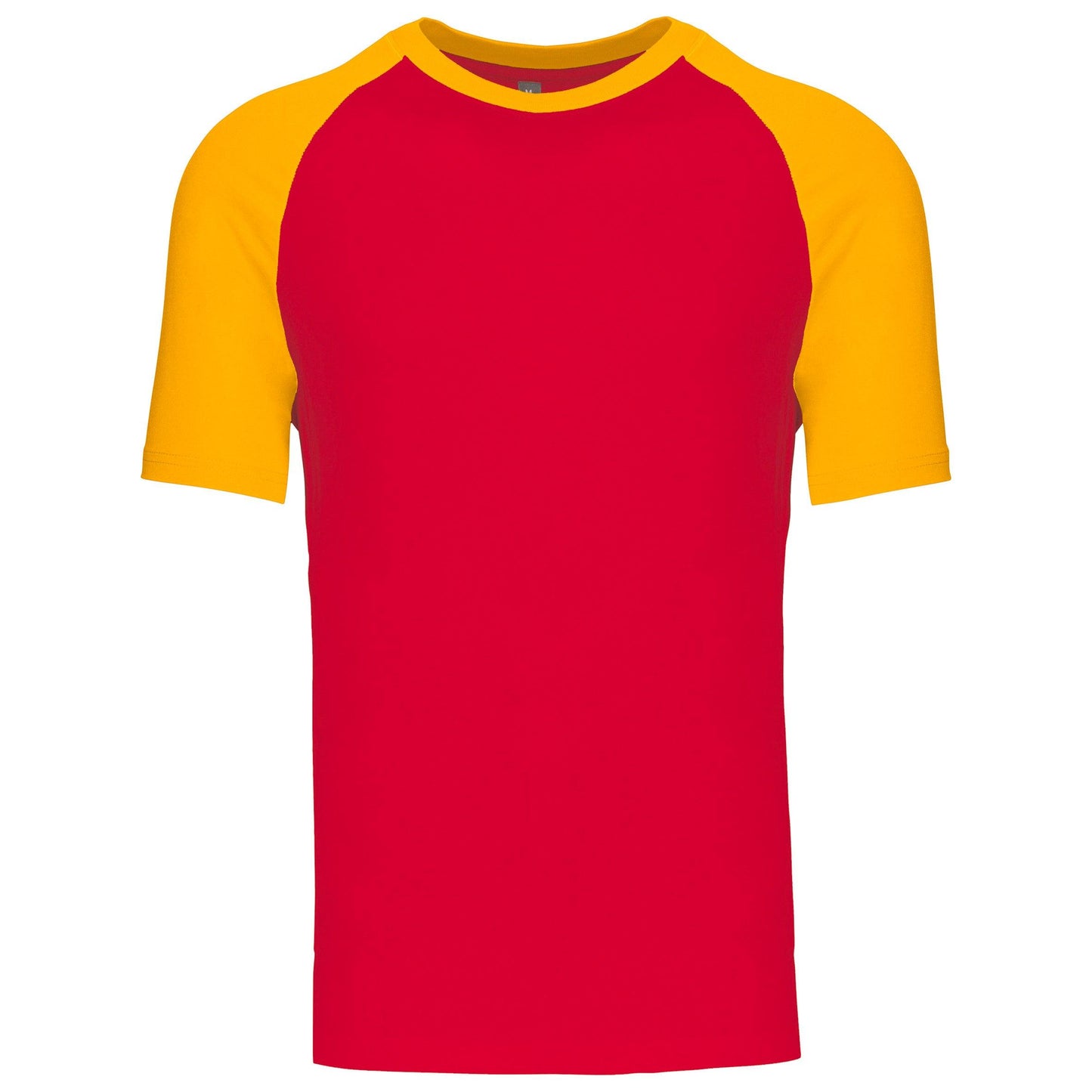 K330 - Baseball > t-shirt bicolore manches courtes - Ak. Custom Clothting Solutions