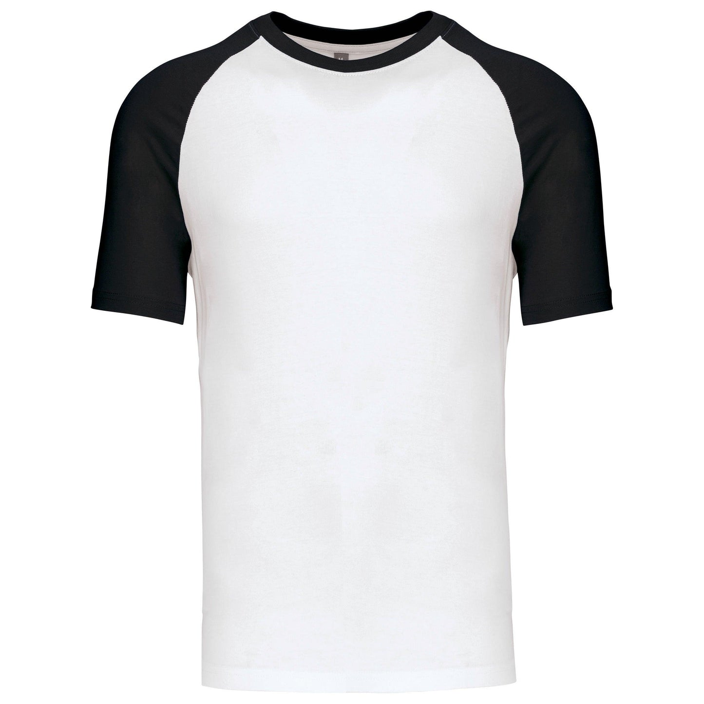 K330 - Baseball > t-shirt bicolore manches courtes - Ak. Custom Clothting Solutions