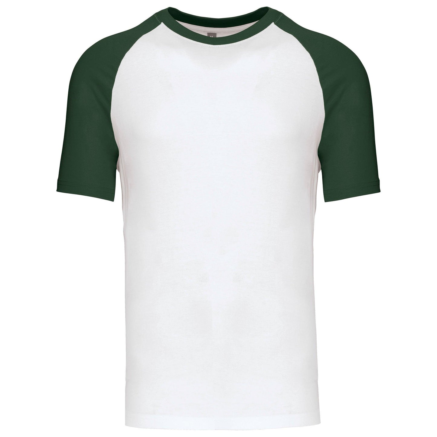 K330 - Baseball > t-shirt bicolore manches courtes - Ak. Custom Clothting Solutions