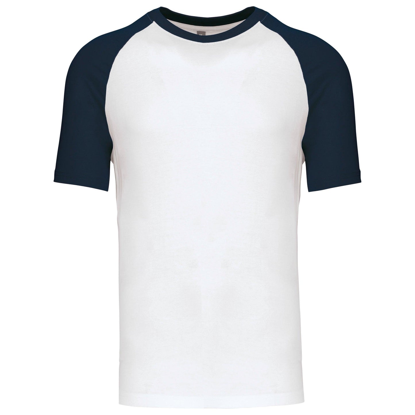 K330 - Baseball > t-shirt bicolore manches courtes - Ak. Custom Clothting Solutions