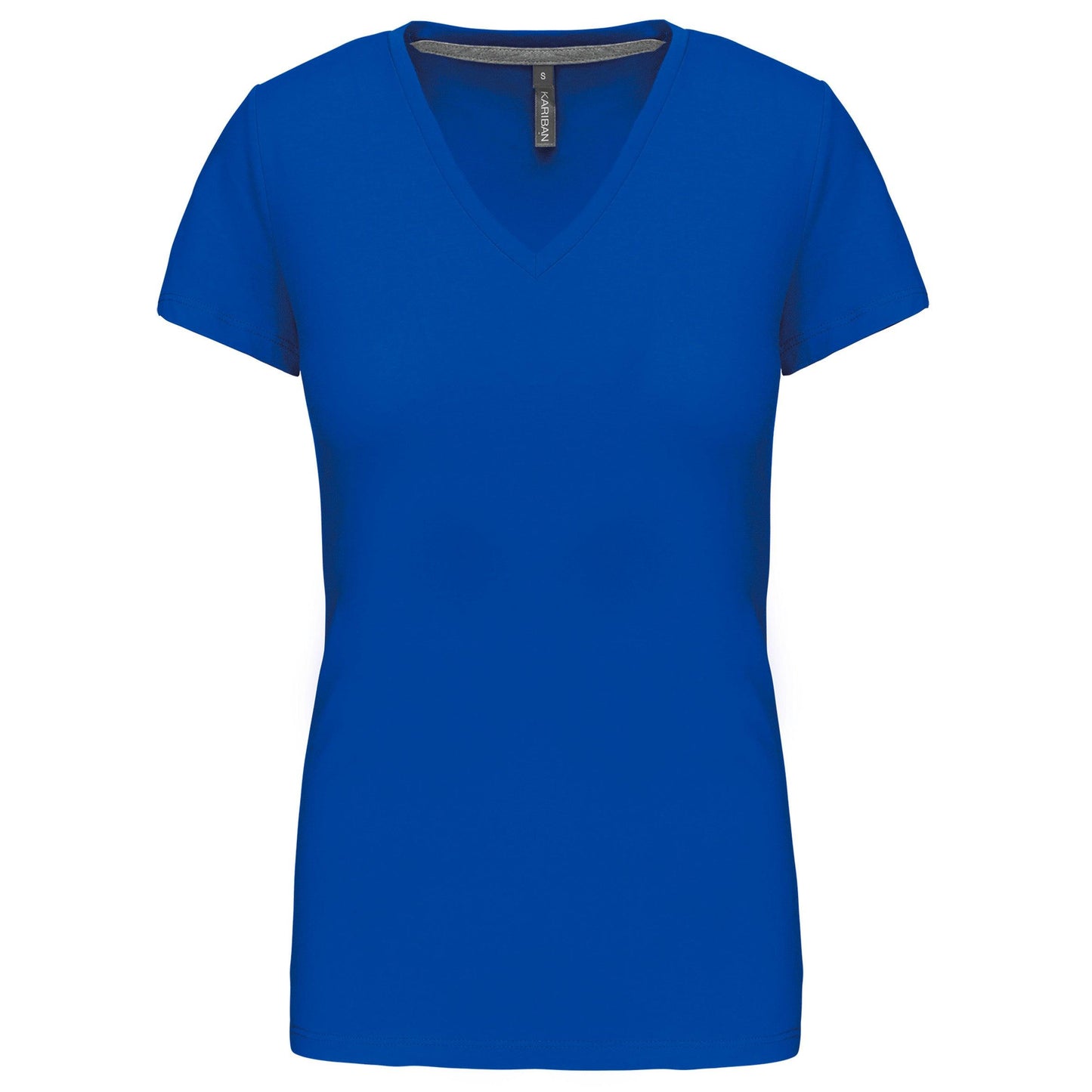 K381 - T-shirt col V manches courtes femme - Ak. Custom Clothting Solutions