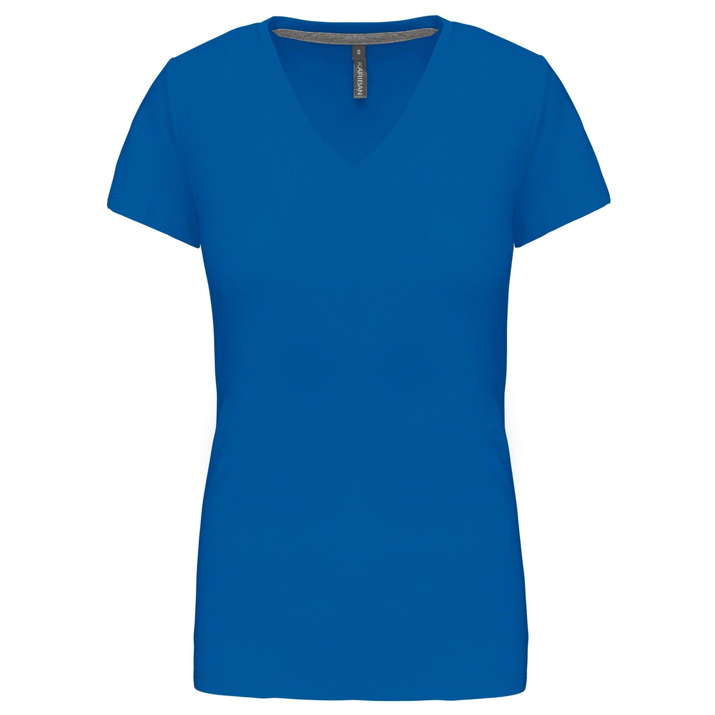 K381 - T-shirt col V manches courtes femme - Ak. Custom Clothting Solutions
