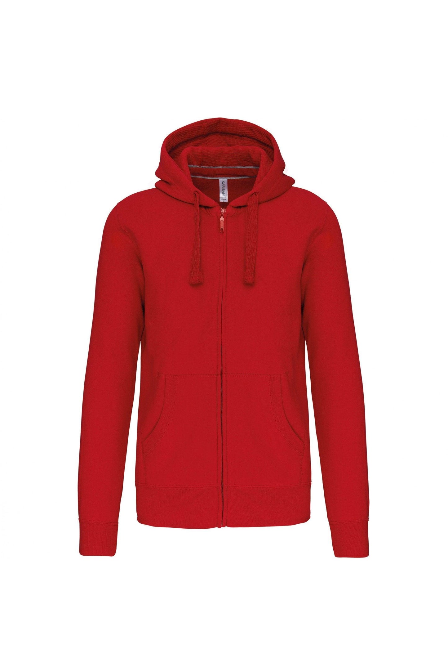 K454 - Sweat-shirt zippé capuche homme - Ak. Custom Clothting Solutions
