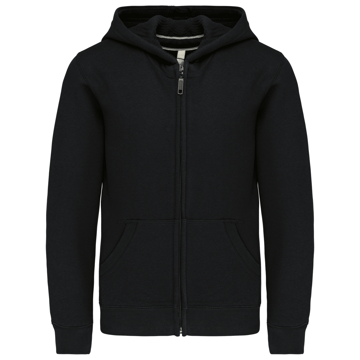 K455 - Sweat-shirt capuche zippé enfant - Ak. Custom Clothting Solutions