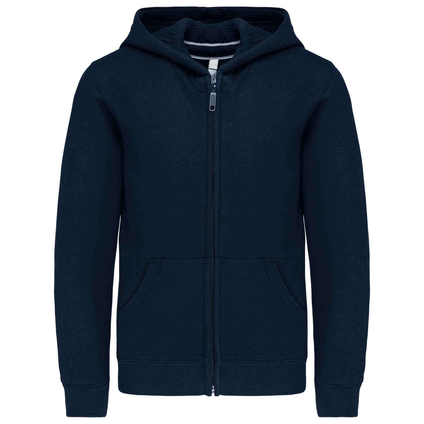 K455 - Sweat-shirt capuche zippé enfant - Ak. Custom Clothting Solutions
