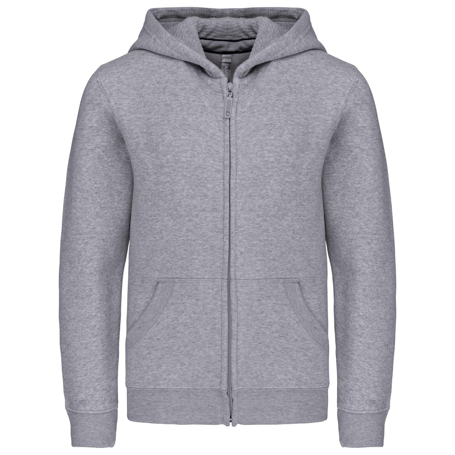 K455 - Sweat-shirt capuche zippé enfant - Ak. Custom Clothting Solutions