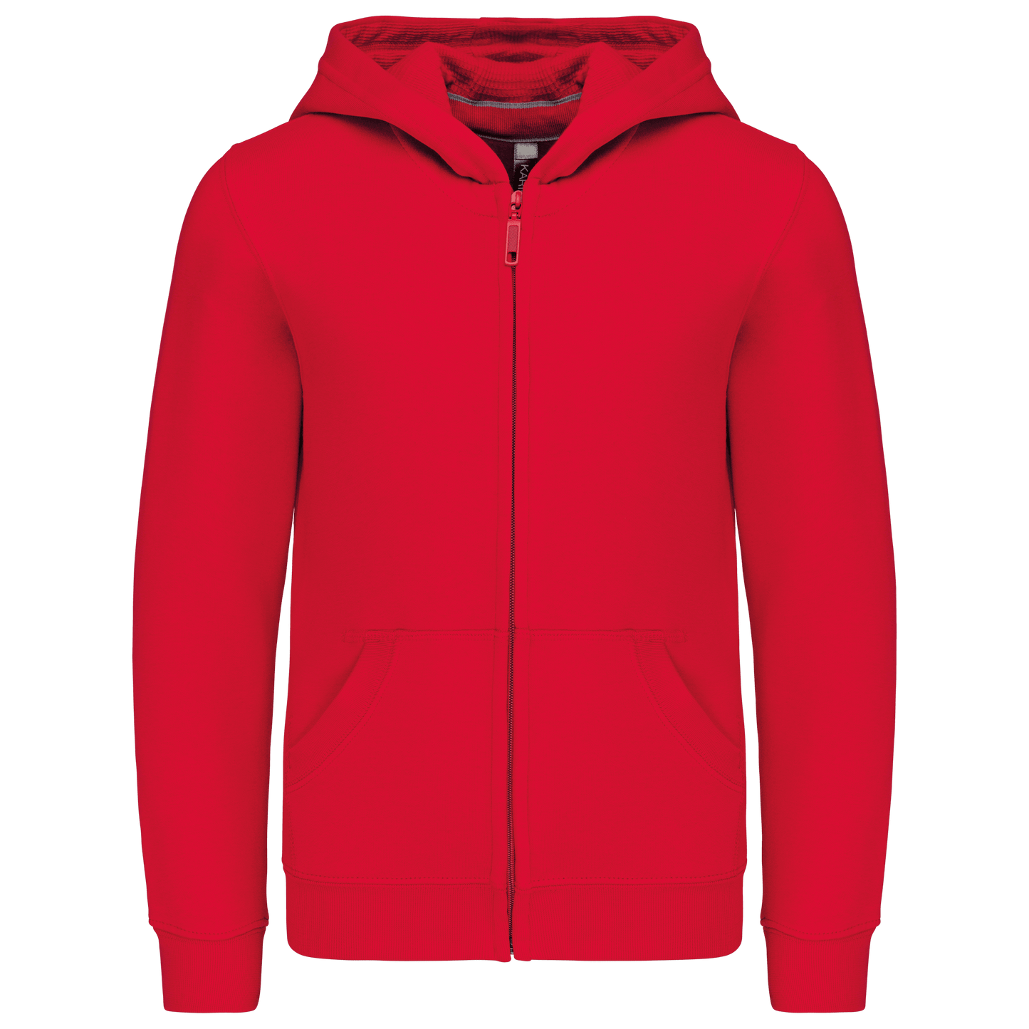 K455 - Sweat-shirt capuche zippé enfant - Ak. Custom Clothting Solutions