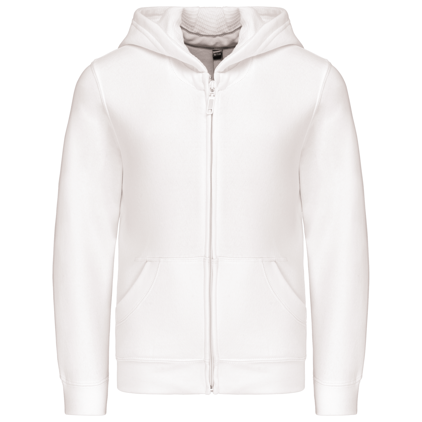 K455 - Sweat-shirt capuche zippé enfant - Ak. Custom Clothting Solutions
