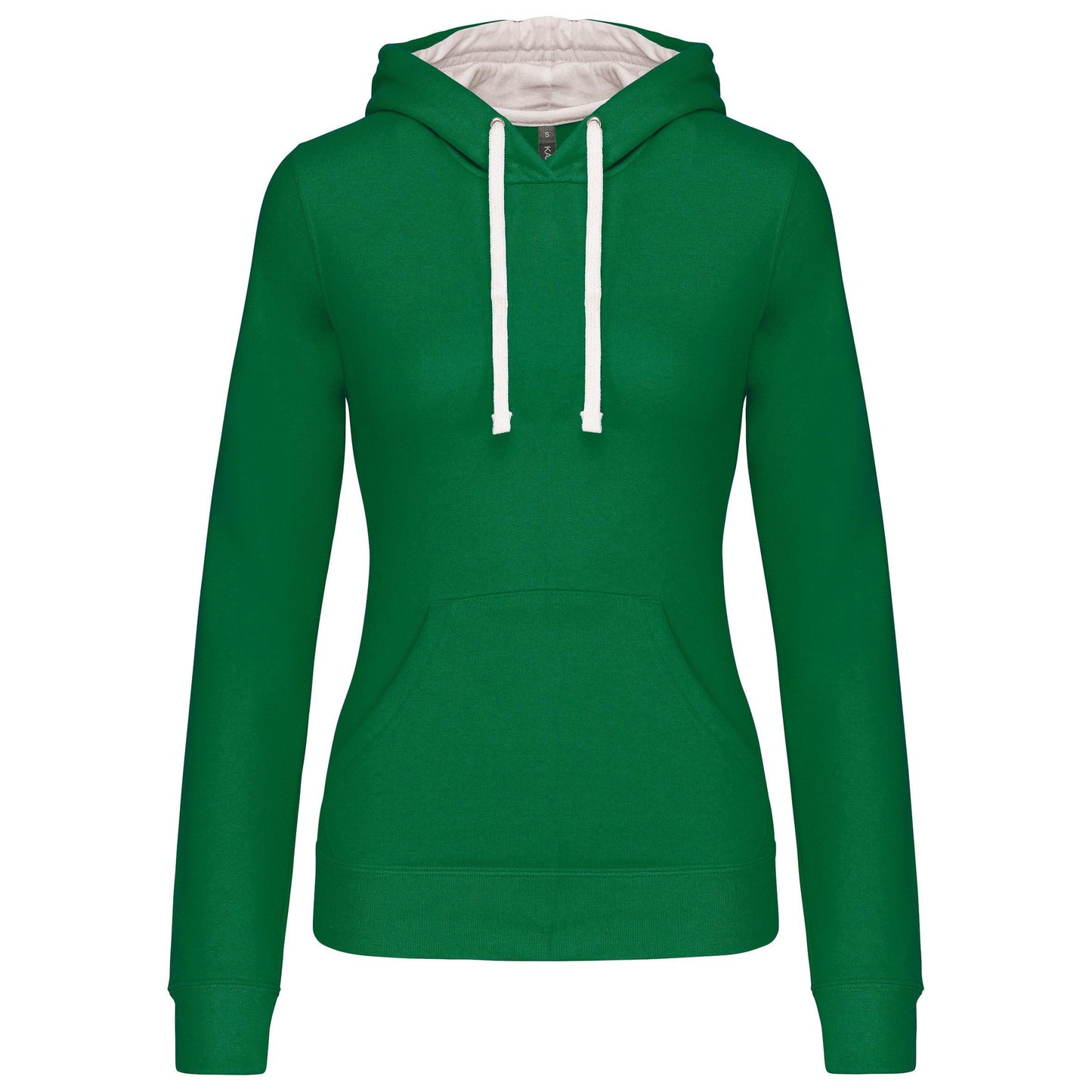 K465 - Sweat-shirt capuche contrastée femme - Ak. Custom Clothting Solutions