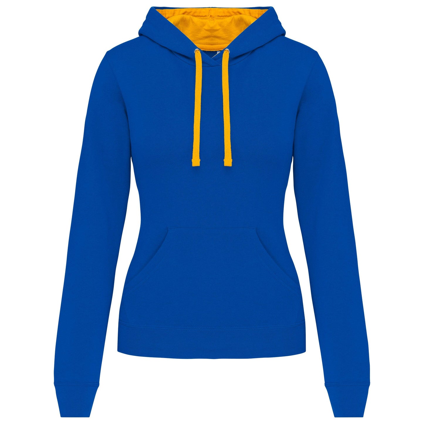 K465 - Sweat-shirt capuche contrastée femme - Ak. Custom Clothting Solutions