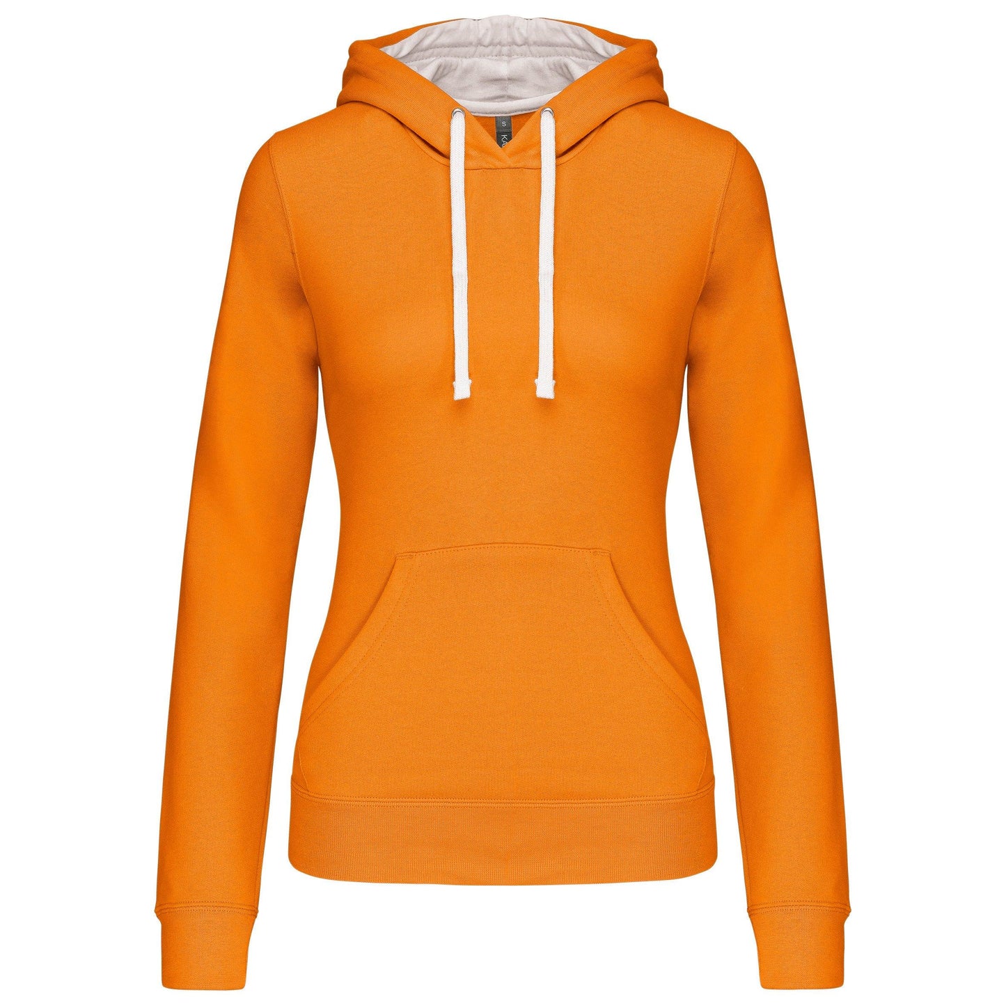 K465 - Sweat-shirt capuche contrastée femme - Ak. Custom Clothting Solutions